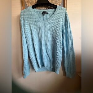 Tommy Hilfiger V-Neck Sweater in Sky Blue